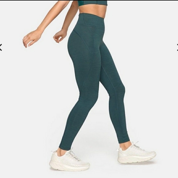 NWT Outdoor Voices Flex 7/8 High Rise Waisted Leggings Evergreen - Picture 3 of 6